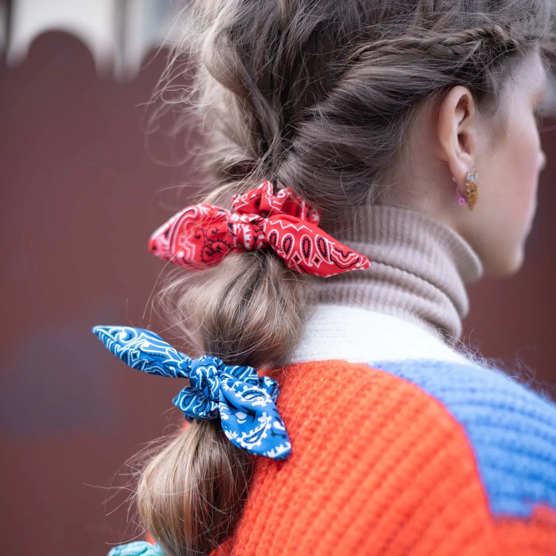 BANDANA BOW SCRUNCHIE - Milk x Soda