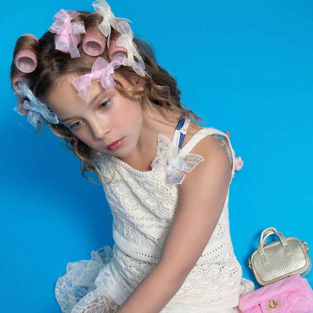 ESTI DOUBLE RIBBON HAIR CLIP