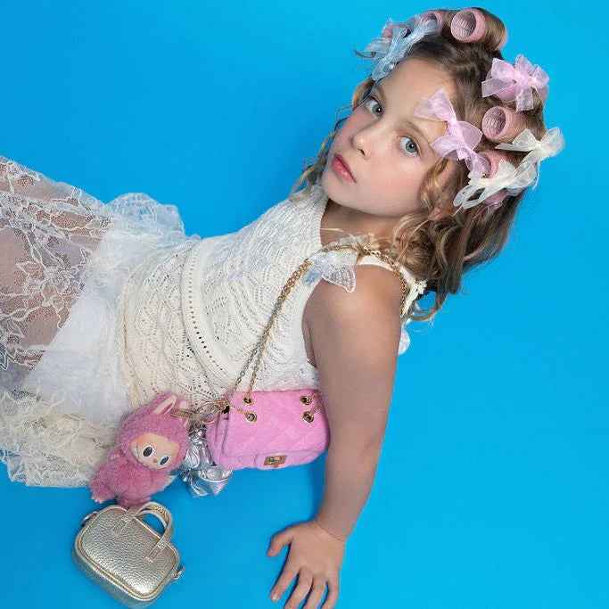 ESTI DOUBLE RIBBON HAIR CLIP