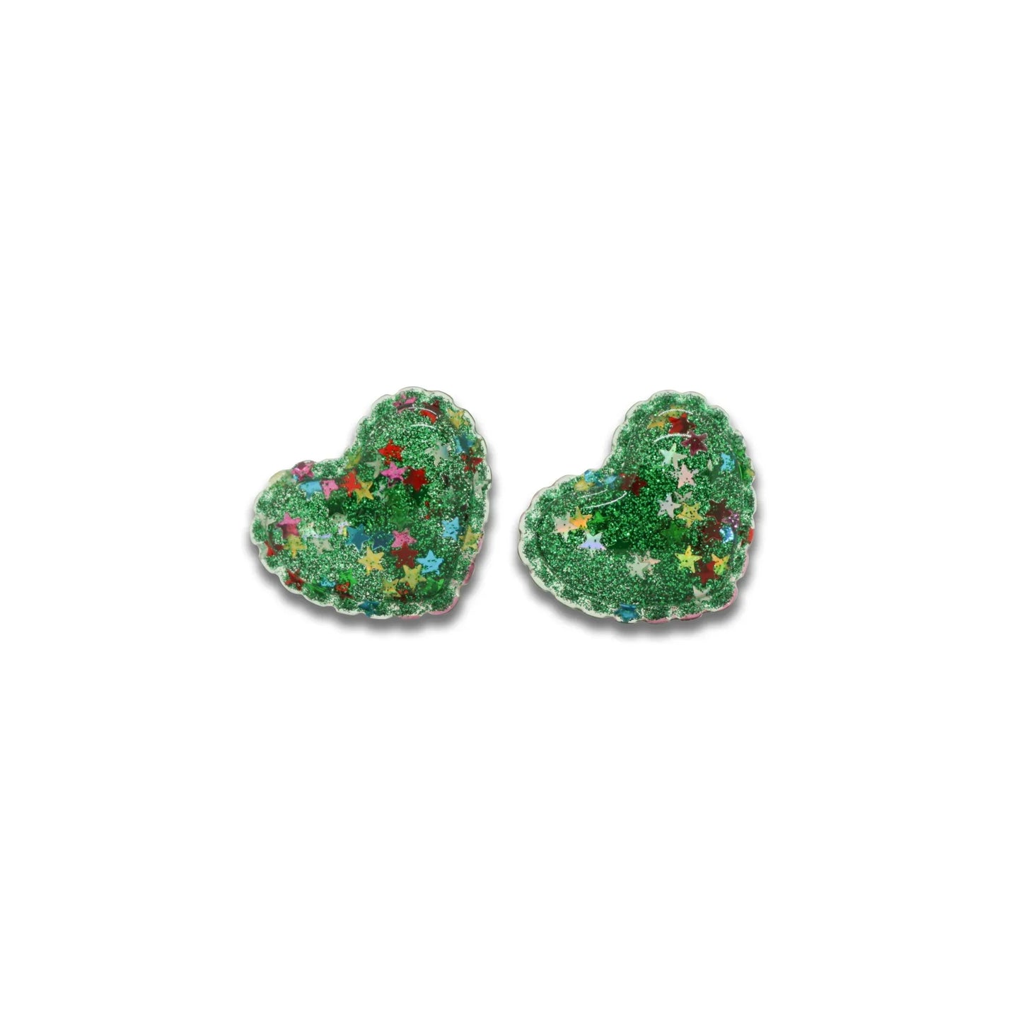 BRIGHT HEART CLIP ON EARRINGS - Milk x Soda