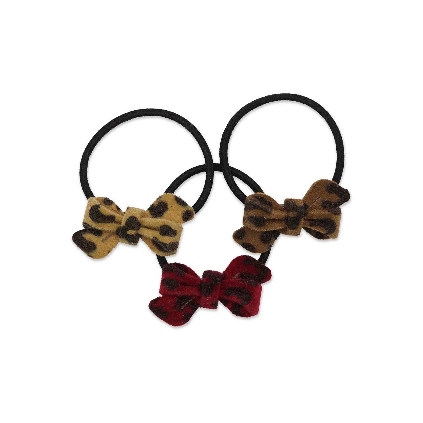 VELVET LEOPARD HAIR TIE
