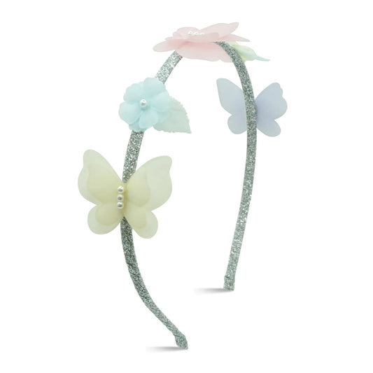 FLOWER BUTTERFLY HEADBAND - Milk x Soda