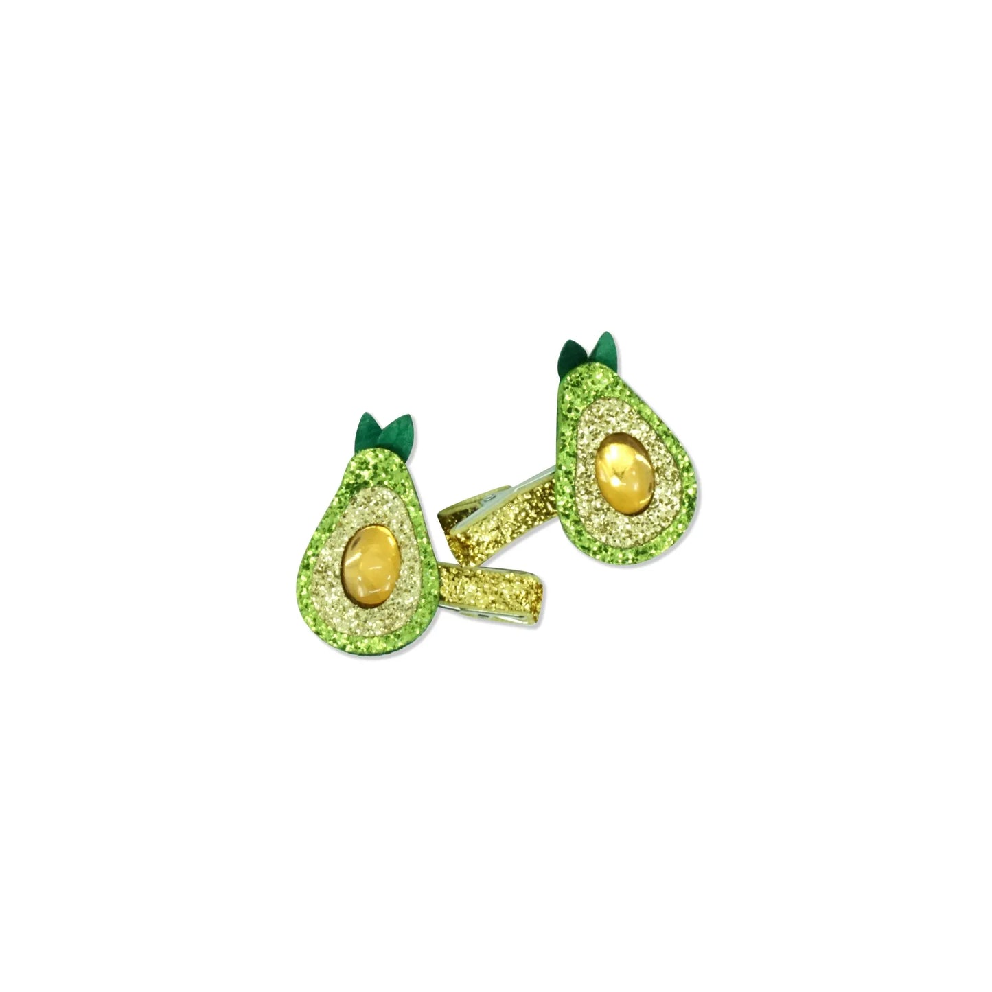 MINI GLITTER FRUIT HAIR CLIP - Milk x Soda