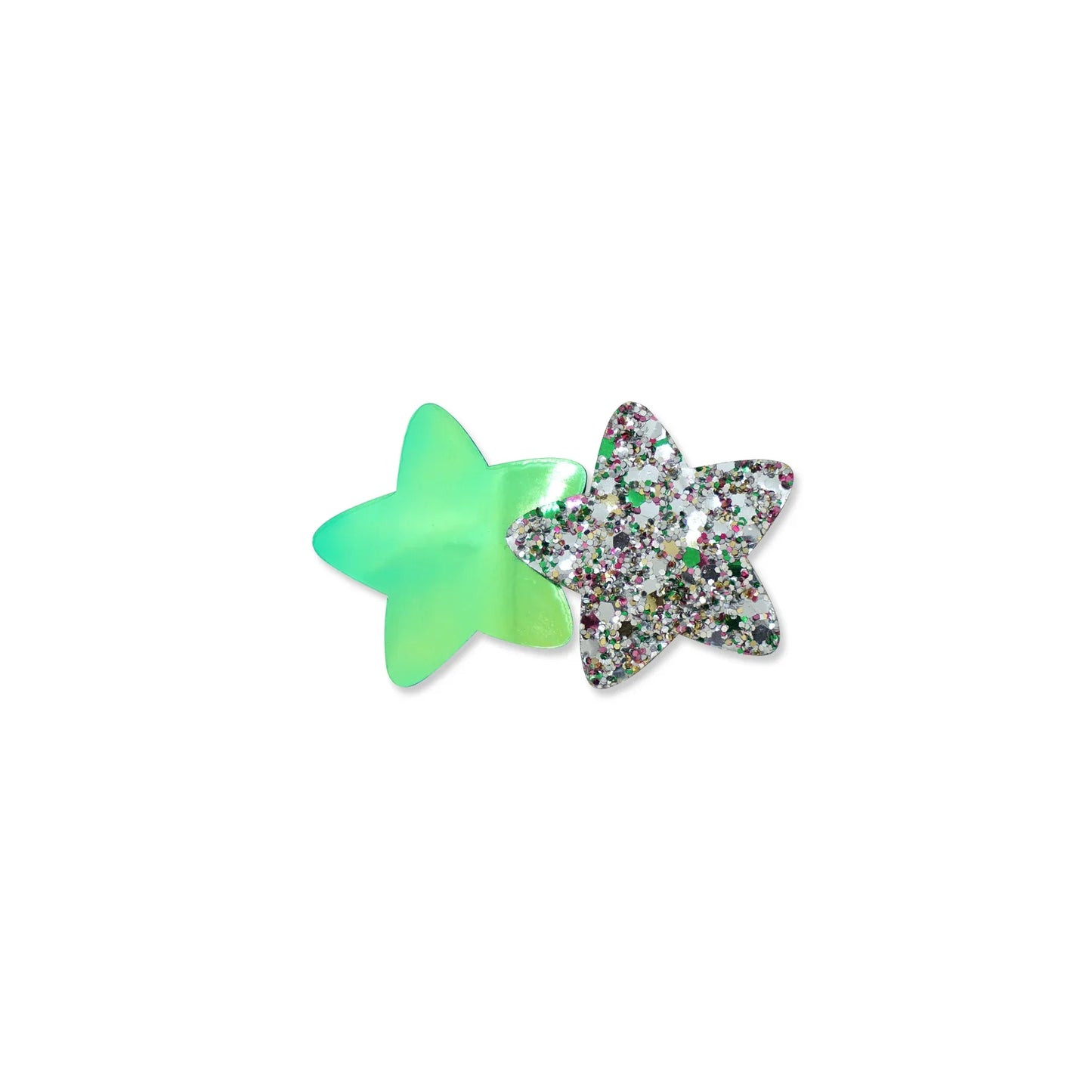 GLITTER 2 STAR HAIR CLIP - Milk x Soda