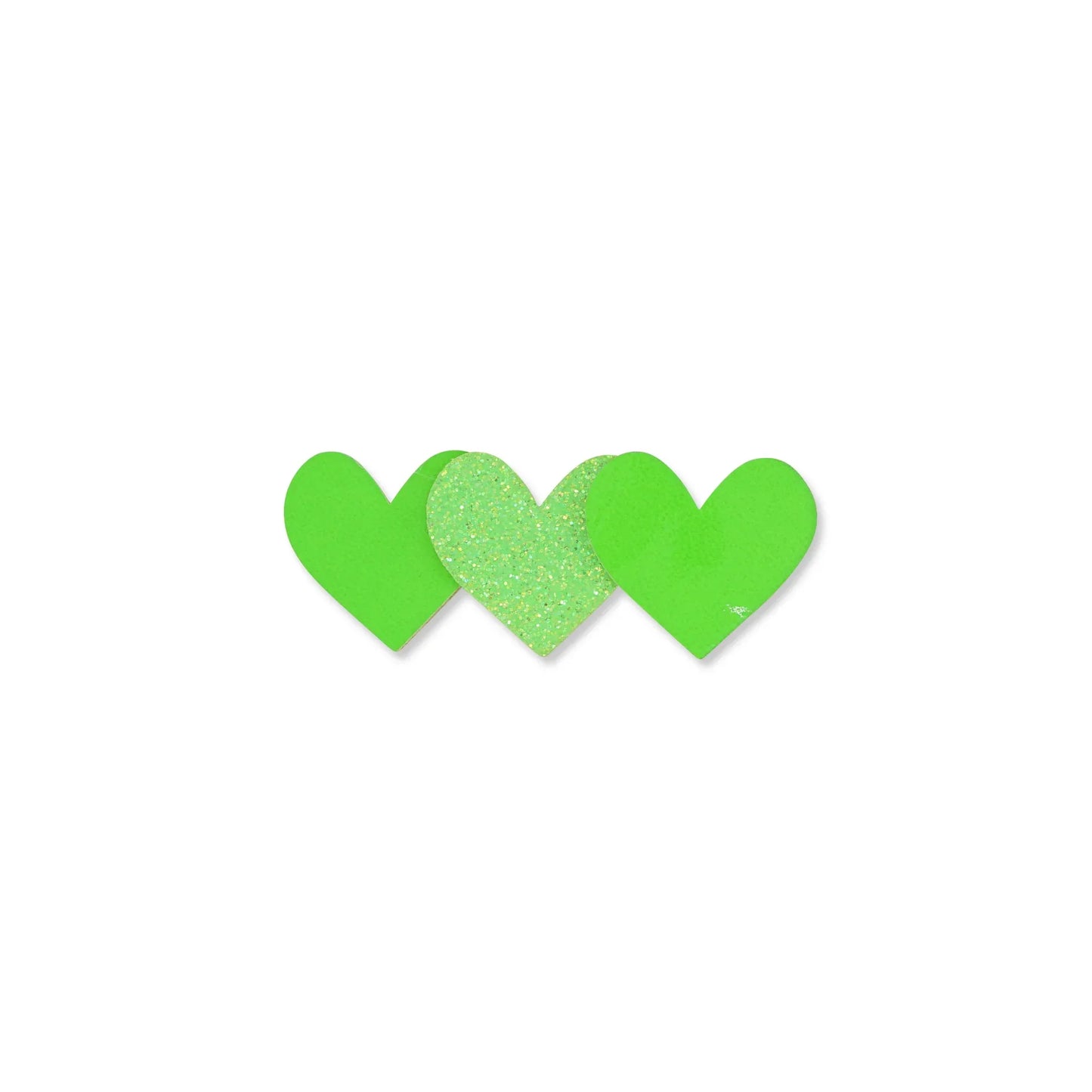 GLITTER 3 HEARTS HAIR CLIP - Milk x Soda