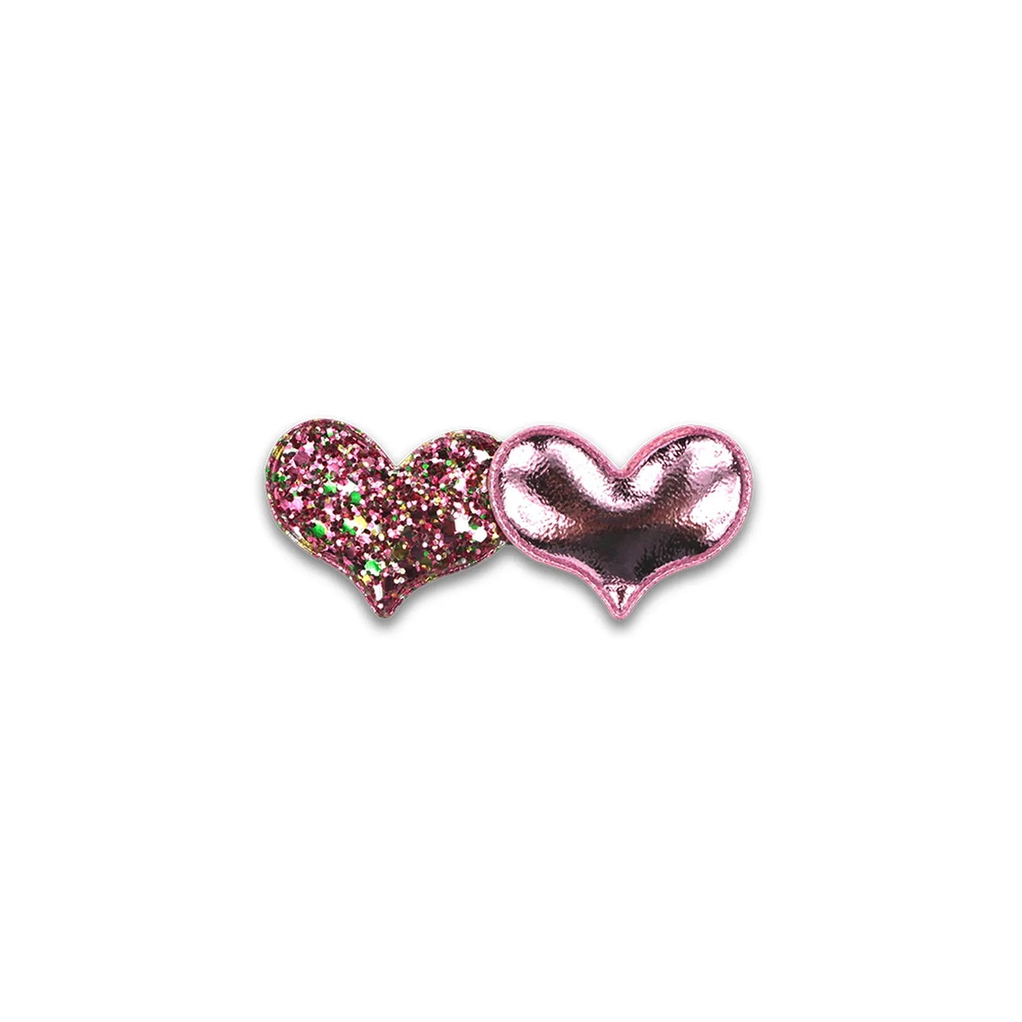 DOUBLE HEART HAIR CLIP - Milk x Soda