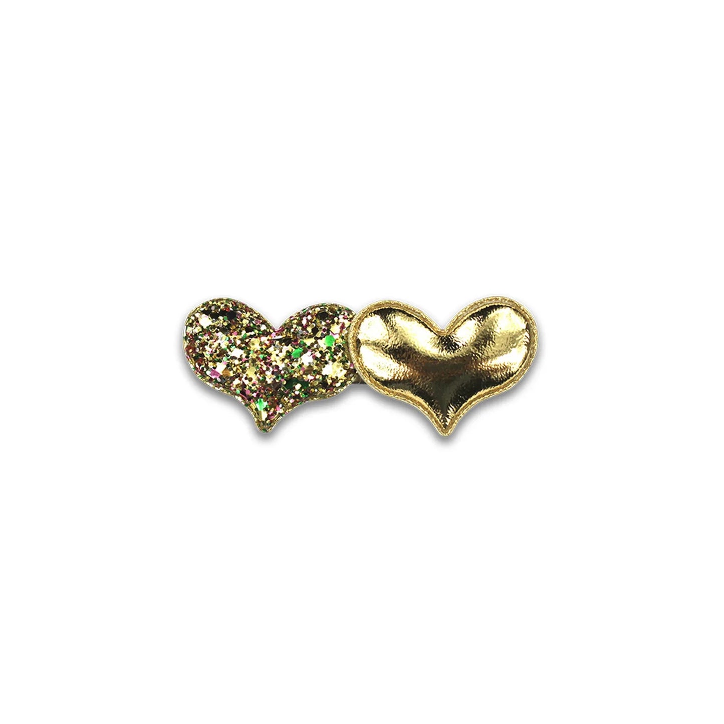 DOUBLE HEART HAIR CLIP - Milk x Soda