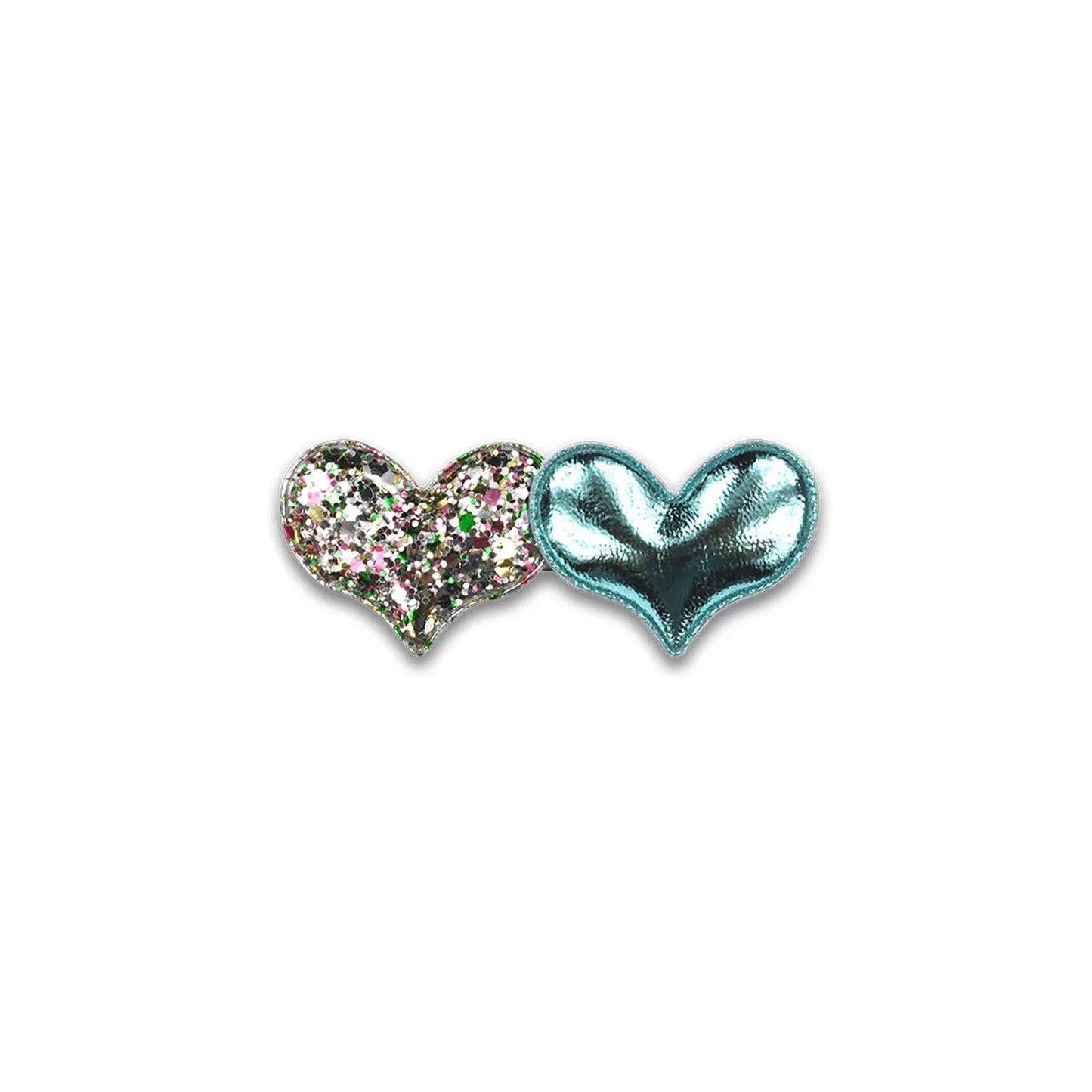 DOUBLE HEART HAIR CLIP - Milk x Soda