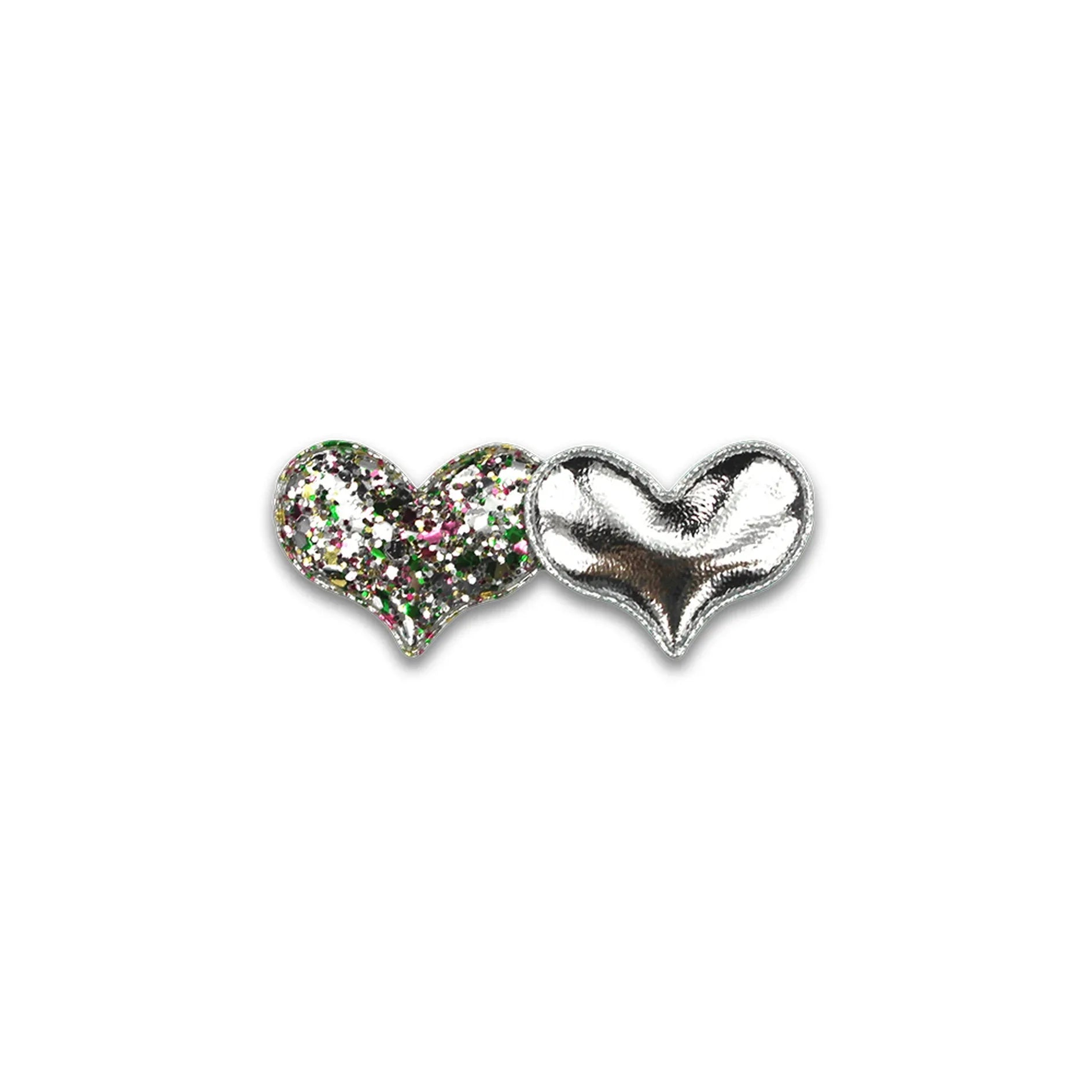 DOUBLE HEART HAIR CLIP - Milk x Soda
