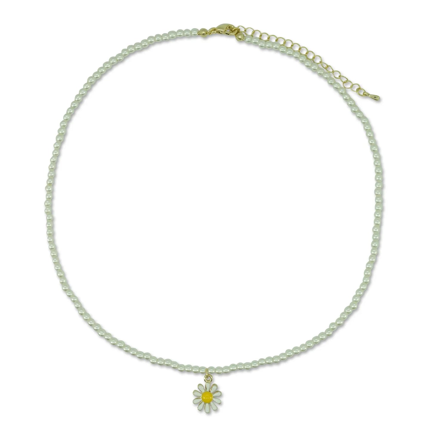 OLIVIA DAISY NECKLACE - Milk x Soda