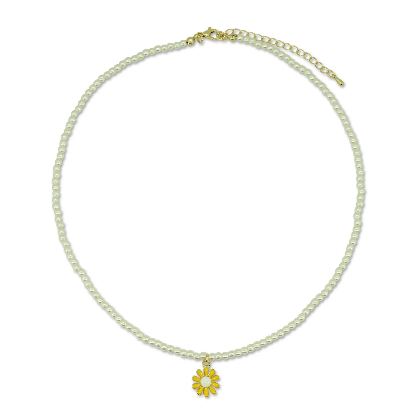 OLIVIA DAISY NECKLACE - Milk x Soda