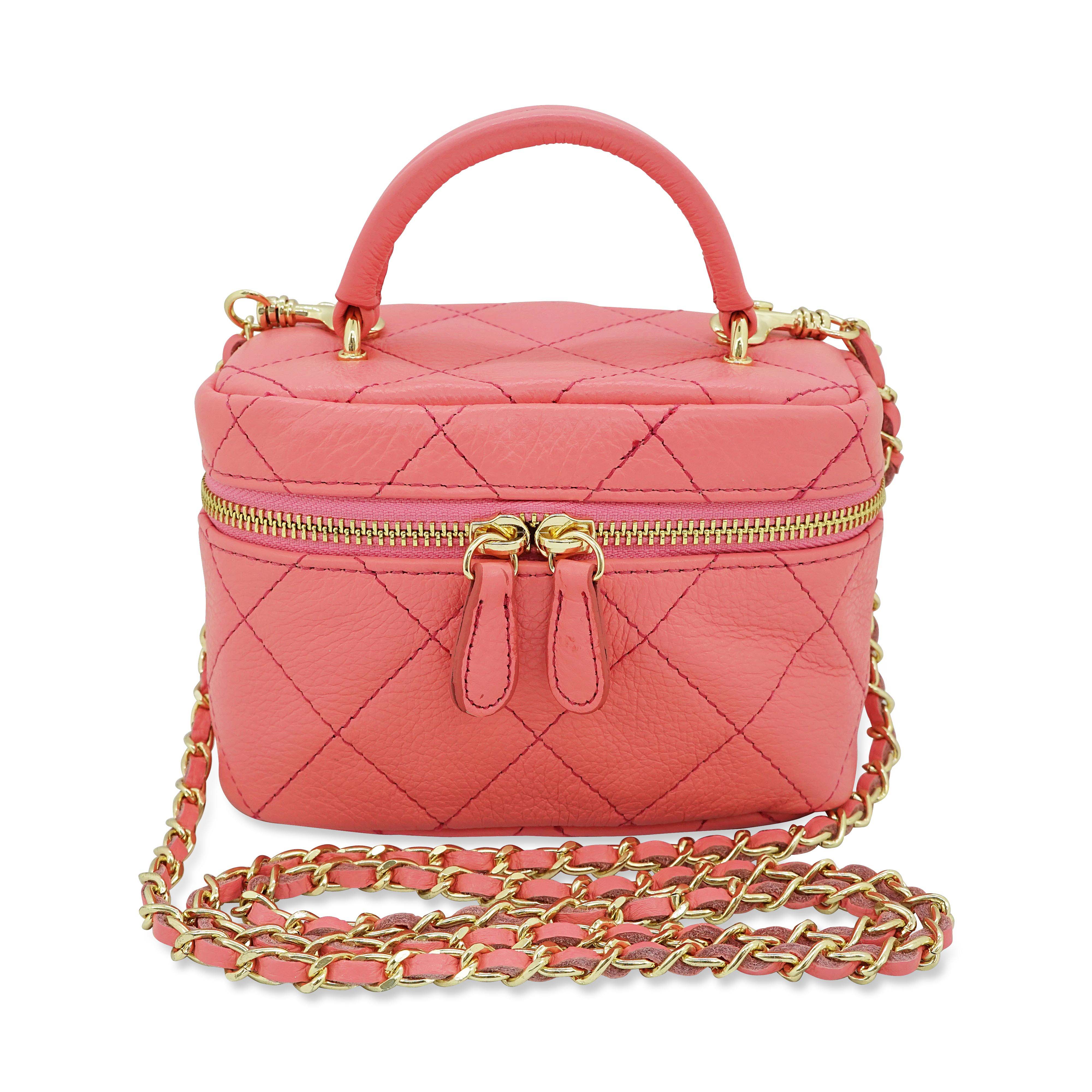 MILK X SODA ESTELLE VANITY BAG BABY PINK MILK X SODA ESTELLE VANITY BAG BABY PINK