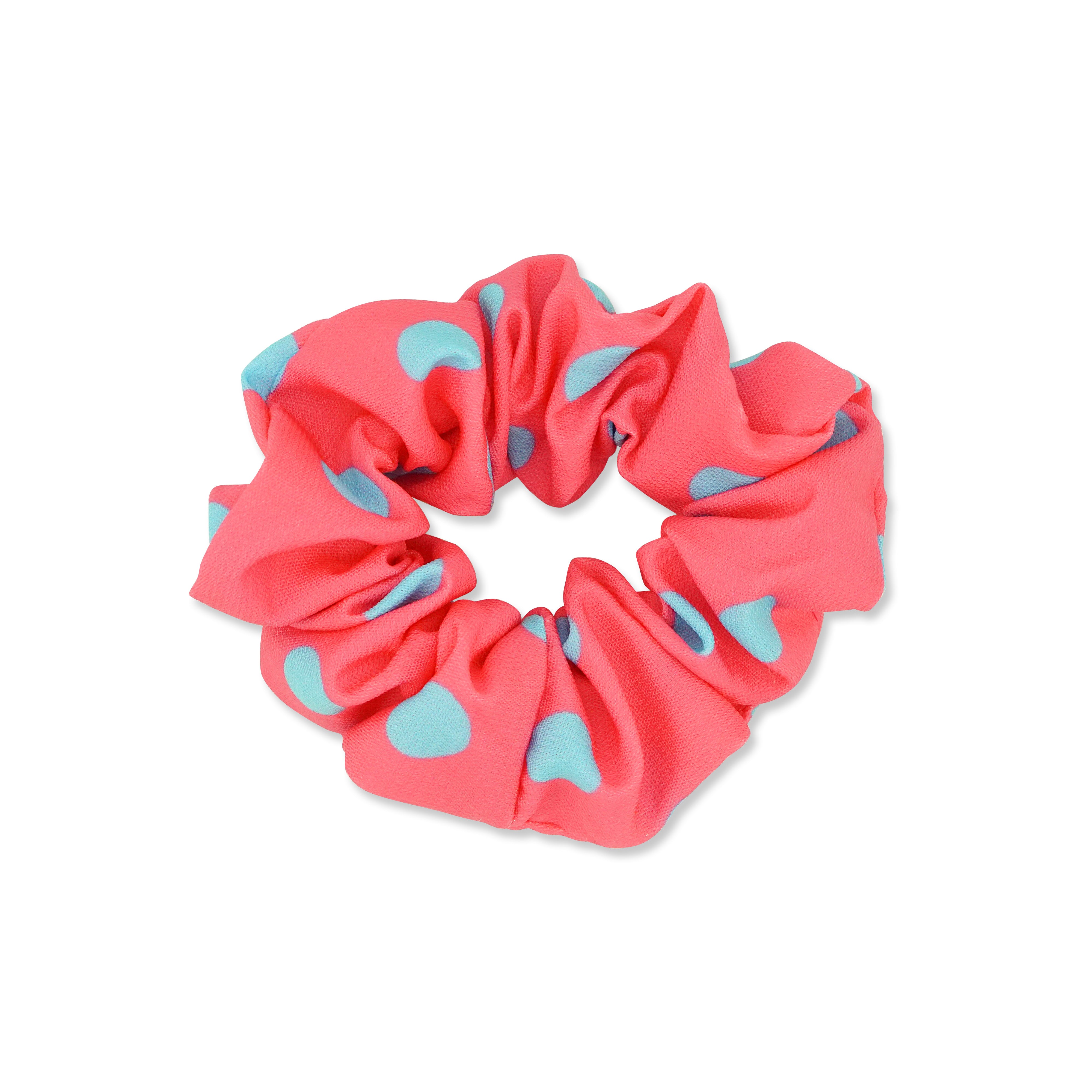 MILK X SODA MINI POLKA DOT SCRUNCHIE ORANGE